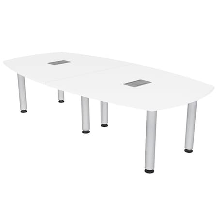 Skutchi Designs 45 in W, 96 in L, 29 in H, Engineered Wood Top, White H-ABOT-46X93-PT-09-EL